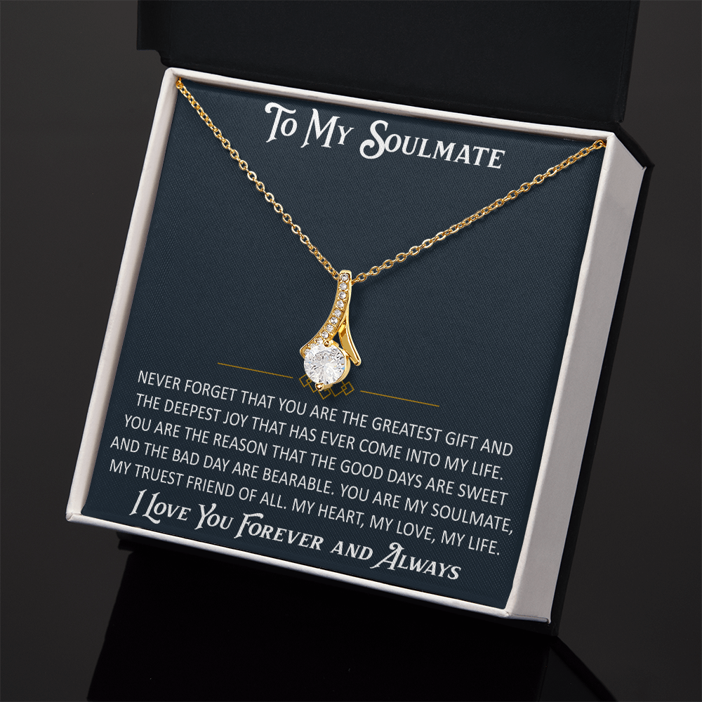 Gift for My Soulmate Alluring Beauty Necklace Engagement Jewelry For Future Wife (133603964867)