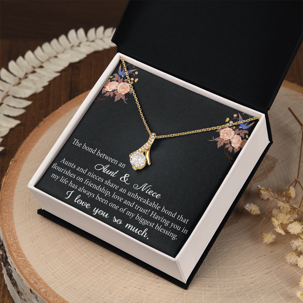 Aunt and Niece Gift Niece Keepsakes Alluring Necklace Auntie to Niece Jewelry (133716040134)