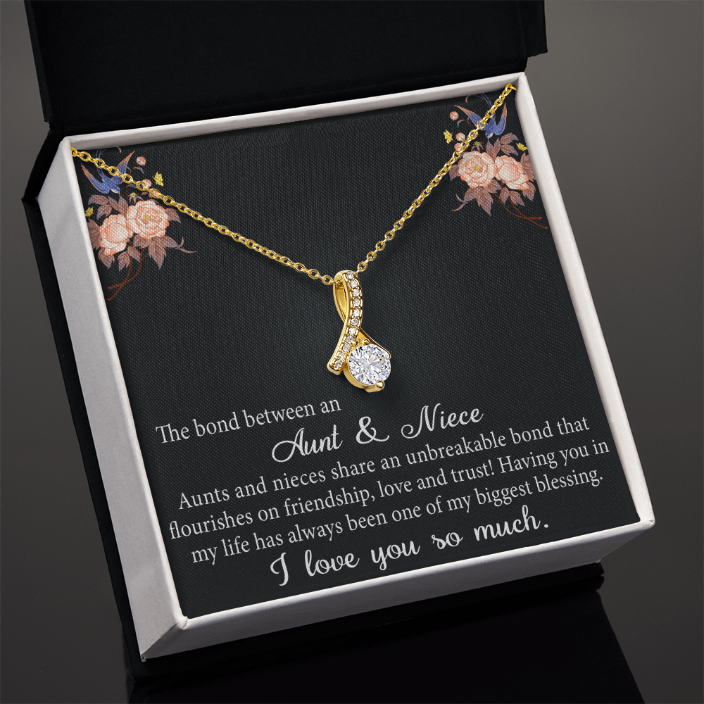 Aunt and Niece Gift Niece Keepsakes Alluring Necklace Auntie to Niece Jewelry (133716040134)
