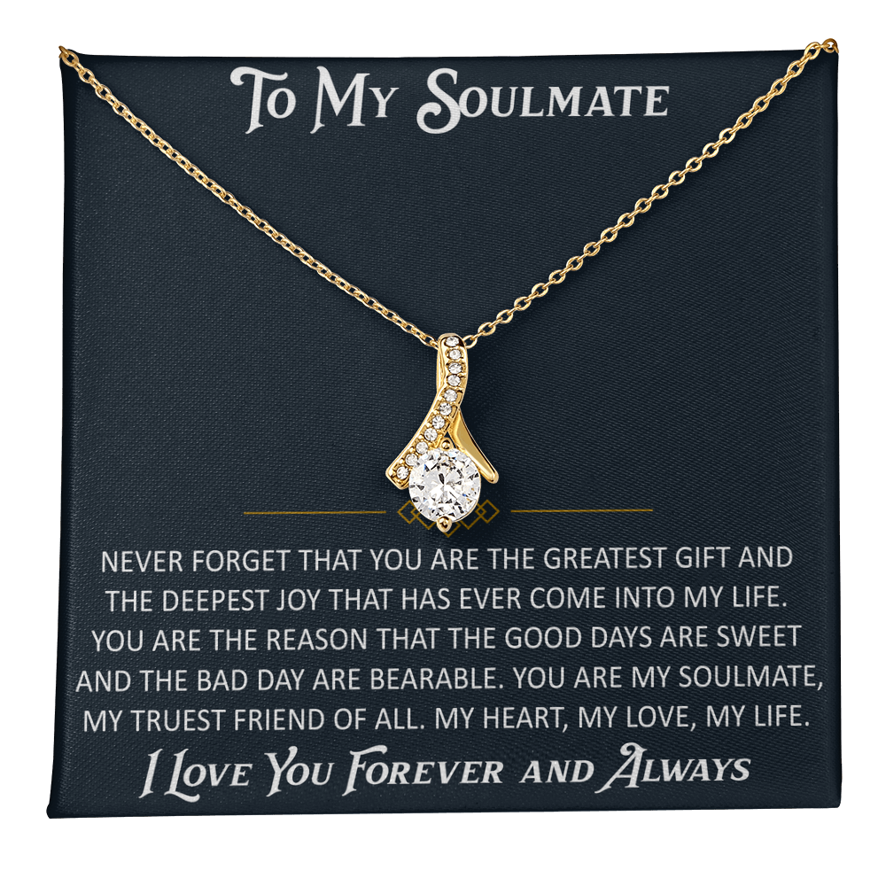 Gift for My Soulmate Alluring Beauty Necklace Engagement Jewelry For Future Wife (133603964867)