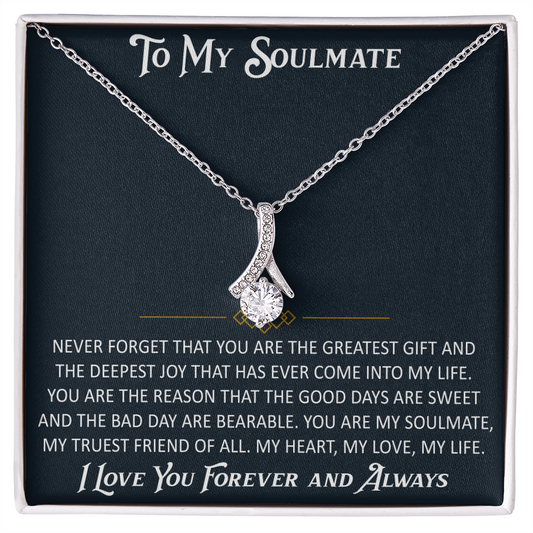 Gift for My Soulmate Alluring Beauty Necklace Engagement Jewelry For Future Wife (133603964867)
