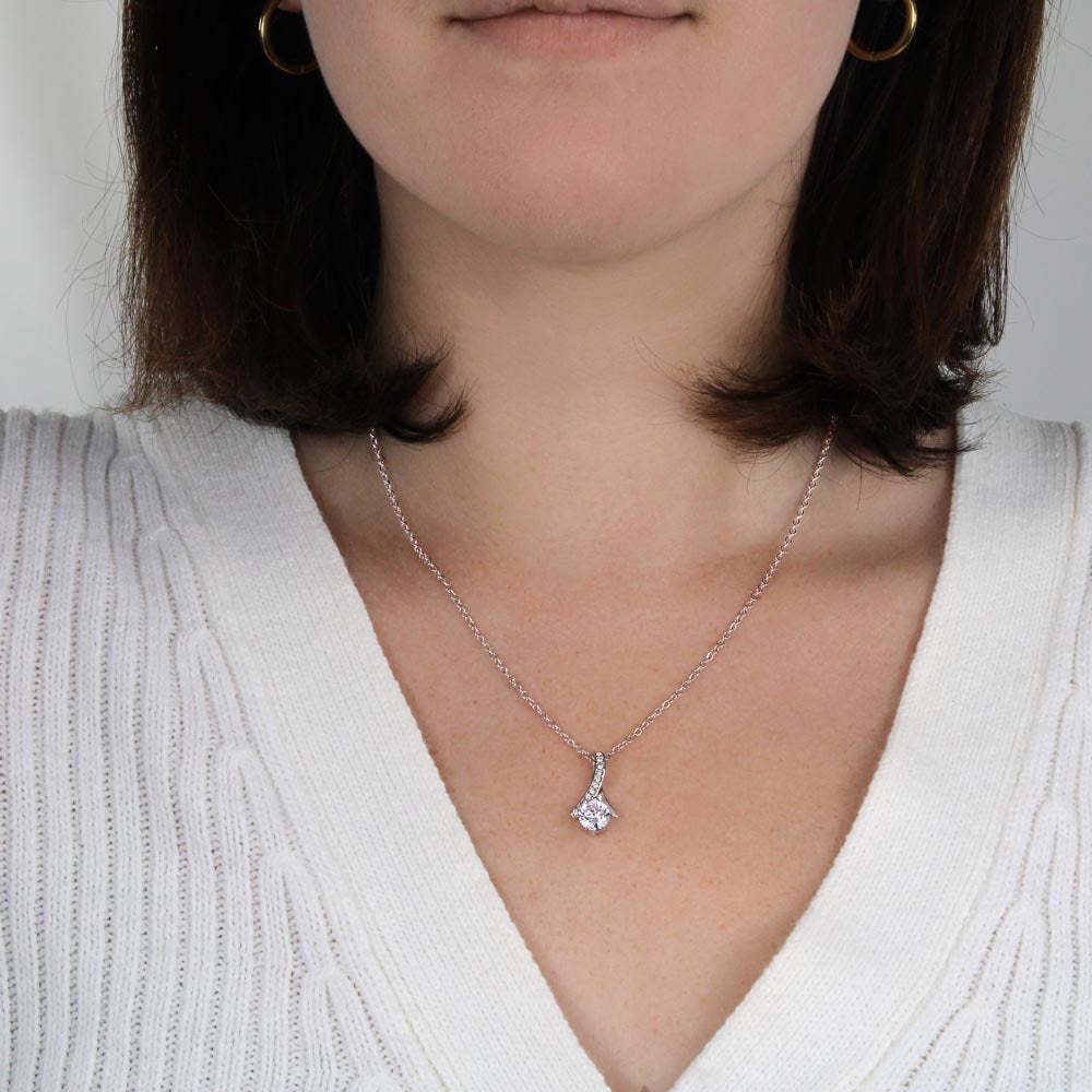 To My Future Wife Gift - I May Not Be Your First Date Alluring Beauty Necklace (133495931626)