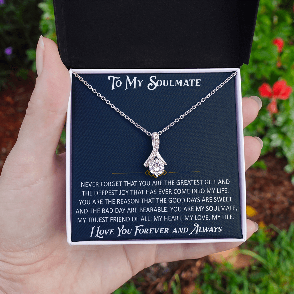 Gift for My Soulmate Alluring Beauty Necklace Engagement Jewelry For Future Wife (133603964867)