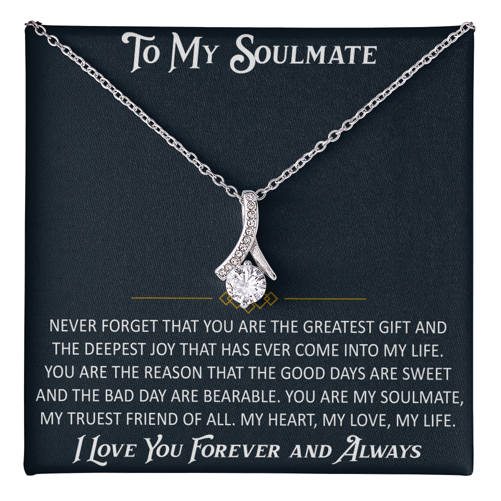 Gift for My Soulmate Alluring Beauty Necklace Engagement Jewelry For Future Wife (133603964867)