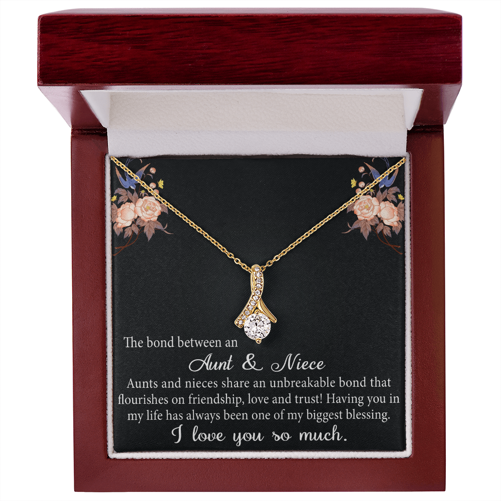 Aunt and Niece Gift Niece Keepsakes Alluring Necklace Auntie to Niece Jewelry (133716040134)