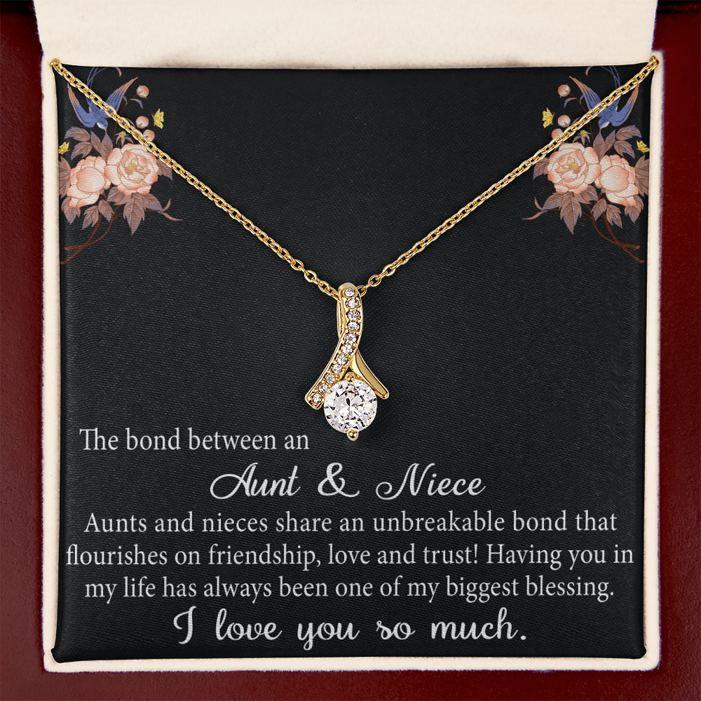 Aunt and Niece Gift Niece Keepsakes Alluring Necklace Auntie to Niece Jewelry (133716040134)