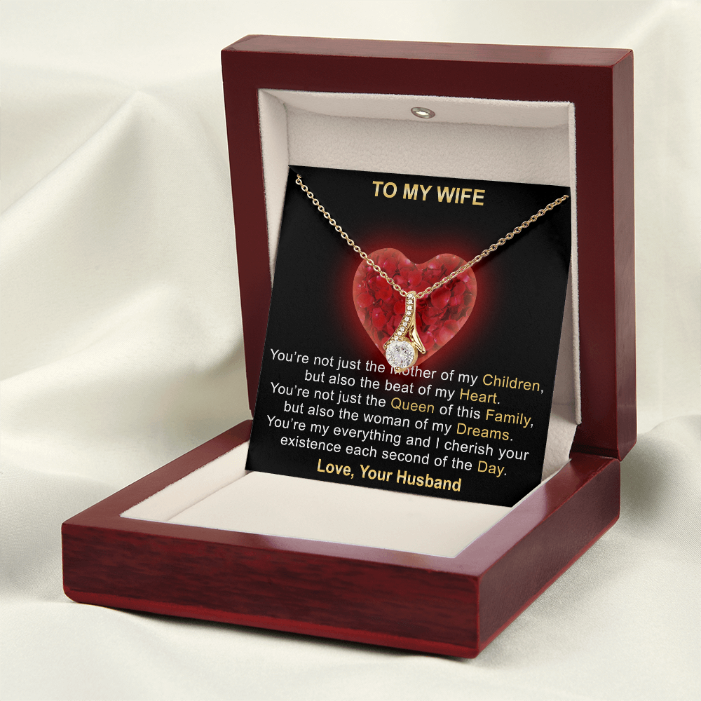 Surprise Your Wife Trending Gifts - Mother of My Children Luxury Love Necklace (133786998206)