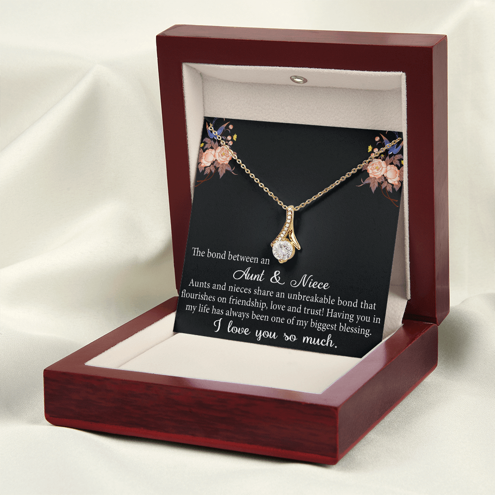 Aunt and Niece Gift Niece Keepsakes Alluring Necklace Auntie to Niece Jewelry (133716040134)