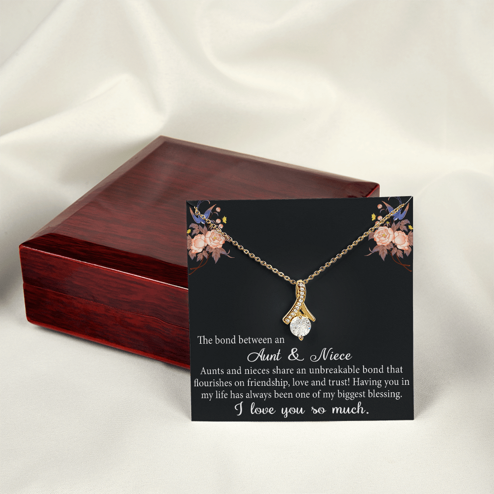 Aunt and Niece Gift Niece Keepsakes Alluring Necklace Auntie to Niece Jewelry (133716040134)