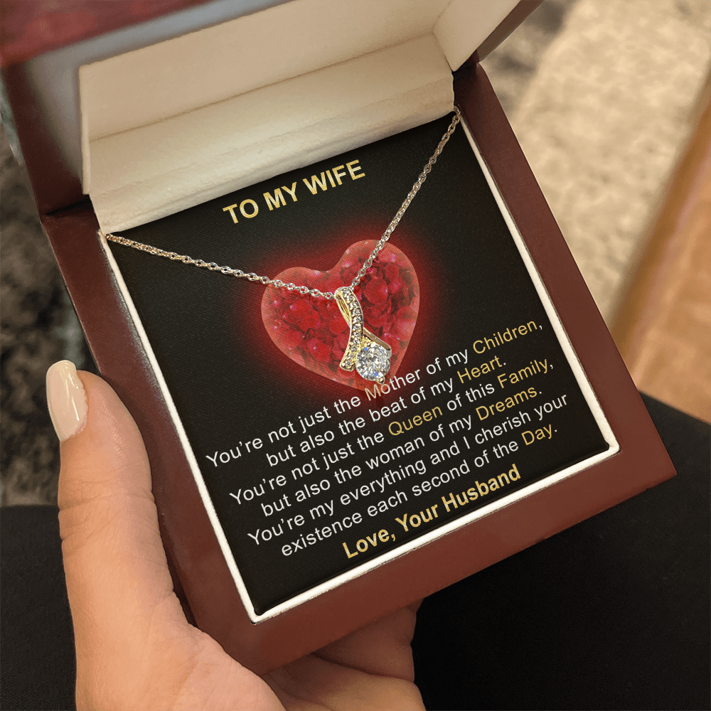 Surprise Your Wife Trending Gifts - Mother of My Children Luxury Love Necklace (133786998206)