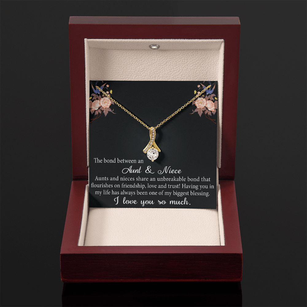 Aunt and Niece Gift Niece Keepsakes Alluring Necklace Auntie to Niece Jewelry (133716040134)