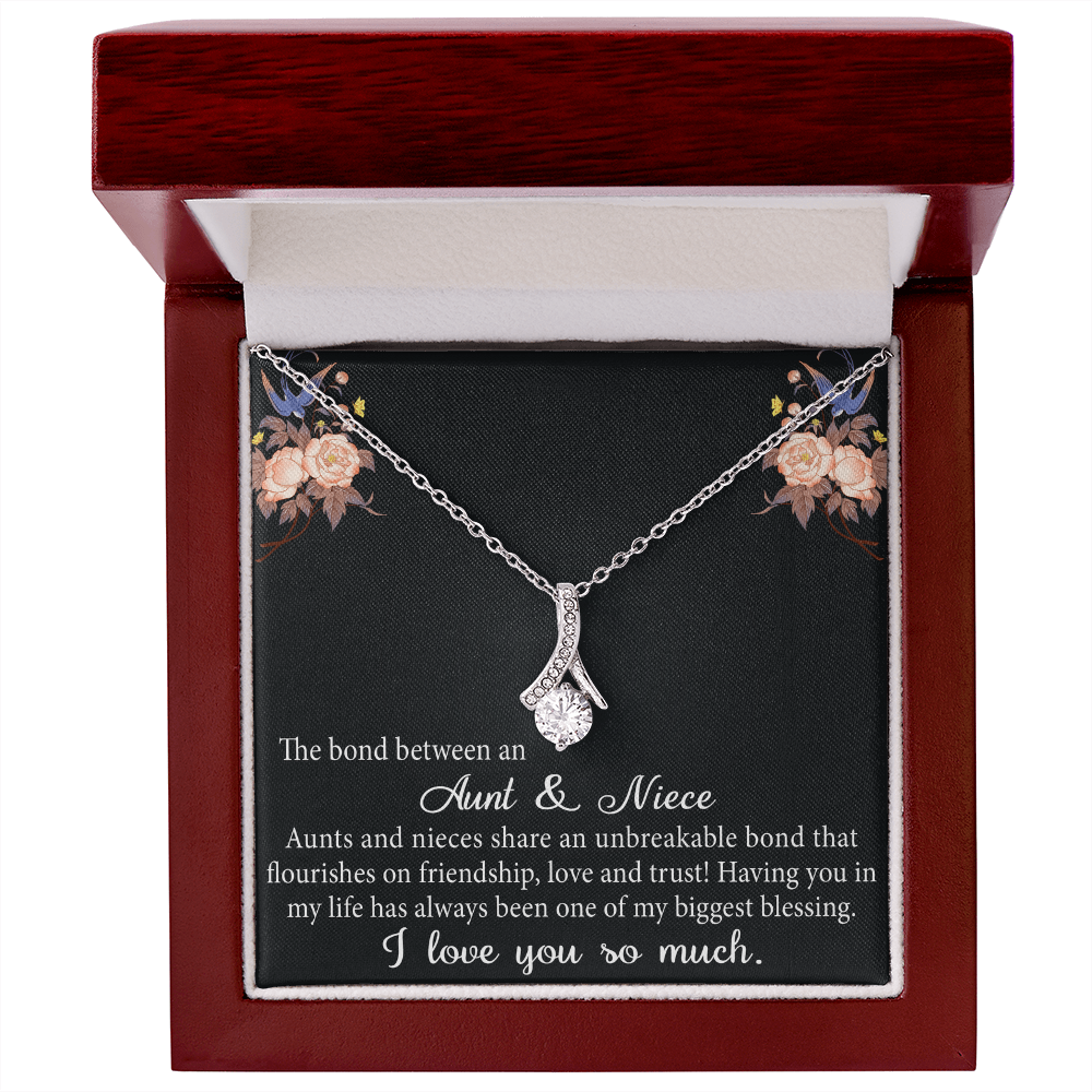 Aunt and Niece Gift Niece Keepsakes Alluring Necklace Auntie to Niece Jewelry (133716040134)
