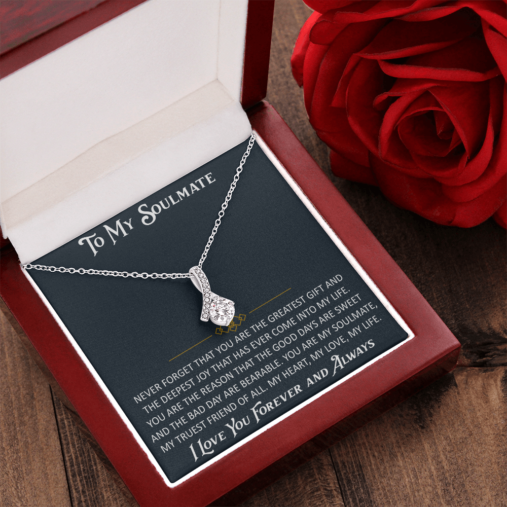 Gift for My Soulmate Alluring Beauty Necklace Engagement Jewelry For Future Wife (133603964867)