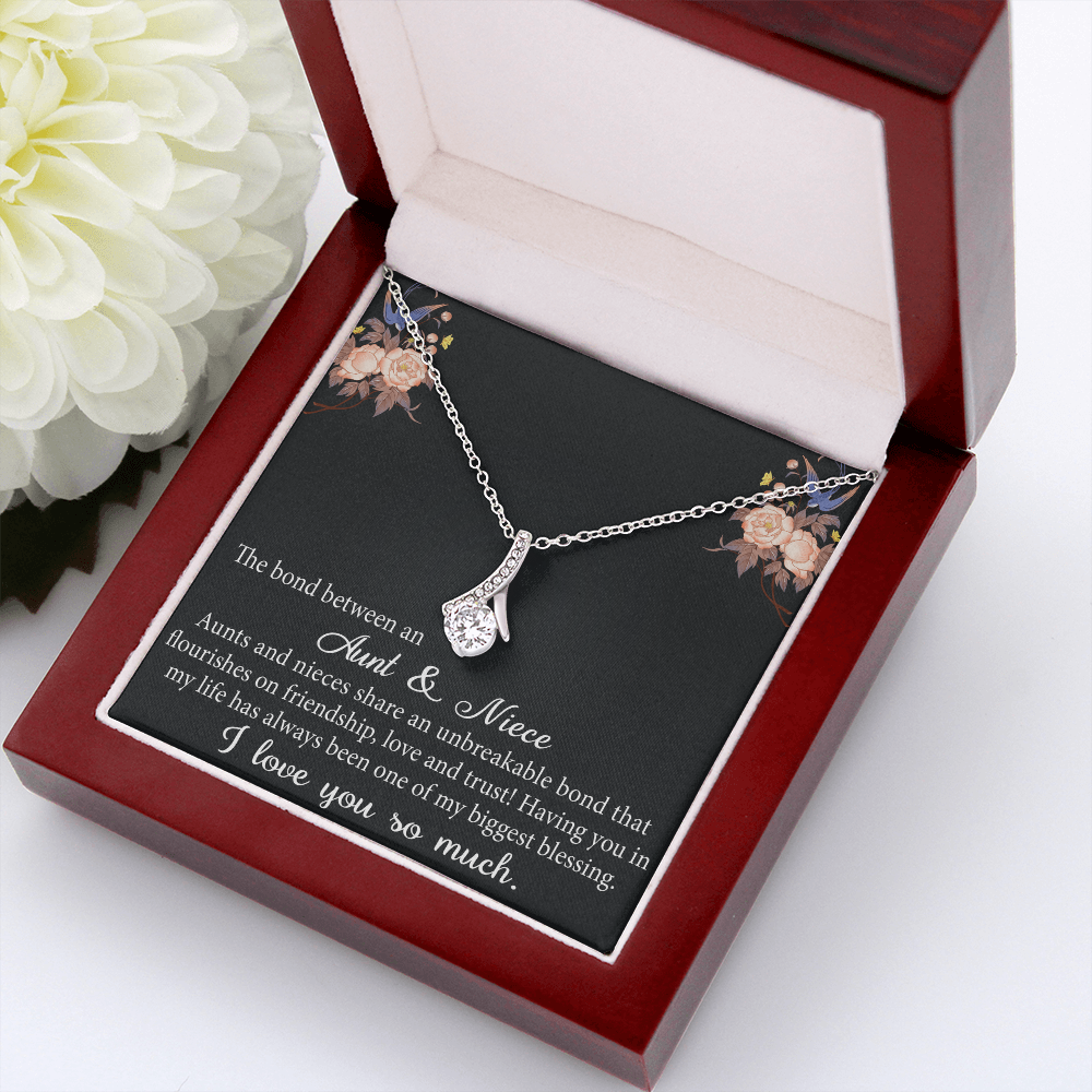 Aunt and Niece Gift Niece Keepsakes Alluring Necklace Auntie to Niece Jewelry (133716040134)