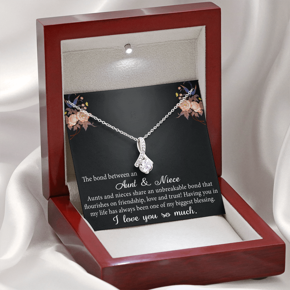 Aunt and Niece Gift Niece Keepsakes Alluring Necklace Auntie to Niece Jewelry (133716040134)