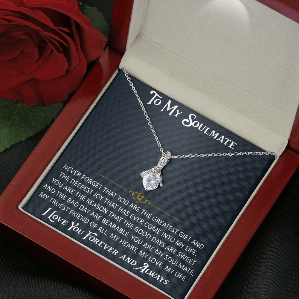 Gift for My Soulmate Alluring Beauty Necklace Engagement Jewelry For Future Wife (133603964867)