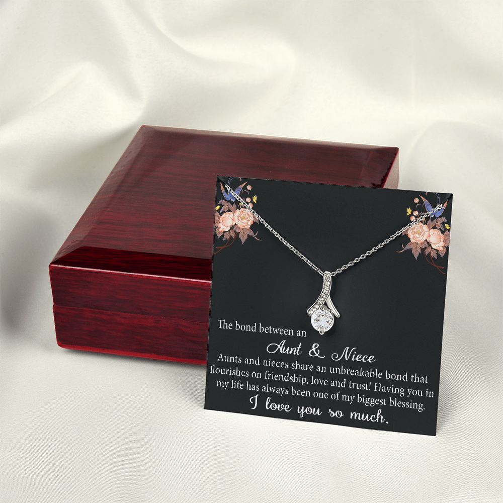 Aunt and Niece Gift Niece Keepsakes Alluring Necklace Auntie to Niece Jewelry (133716040134)
