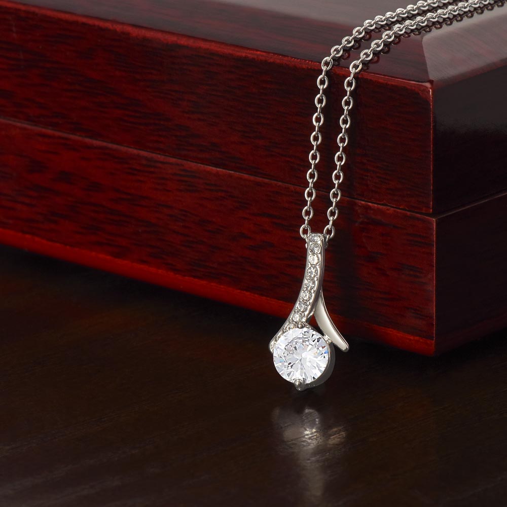 Dad To Daughter Alluring Necklace Heartfelt Birthday Gift For Adult Daughter Graduation Jewelry Wedding Keepsake Present