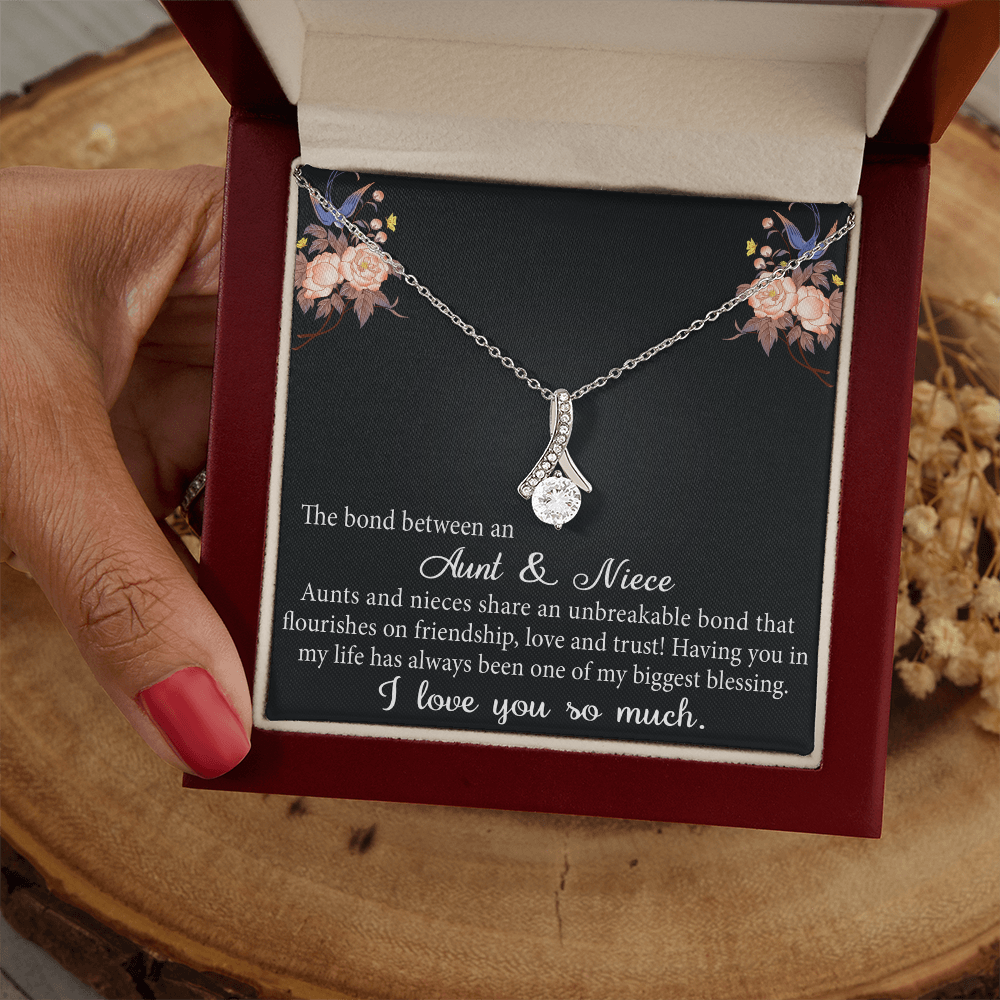 Aunt and Niece Gift Niece Keepsakes Alluring Necklace Auntie to Niece Jewelry (133716040134)