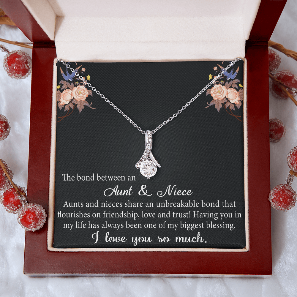 Aunt and Niece Gift Niece Keepsakes Alluring Necklace Auntie to Niece Jewelry (133716040134)