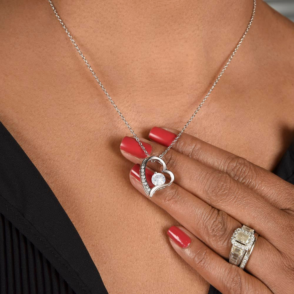 To My Wife Forever Love Necklace - Heartfelt Jewelry for Wife, Anniversary or Birthday Gift, Love Necklace