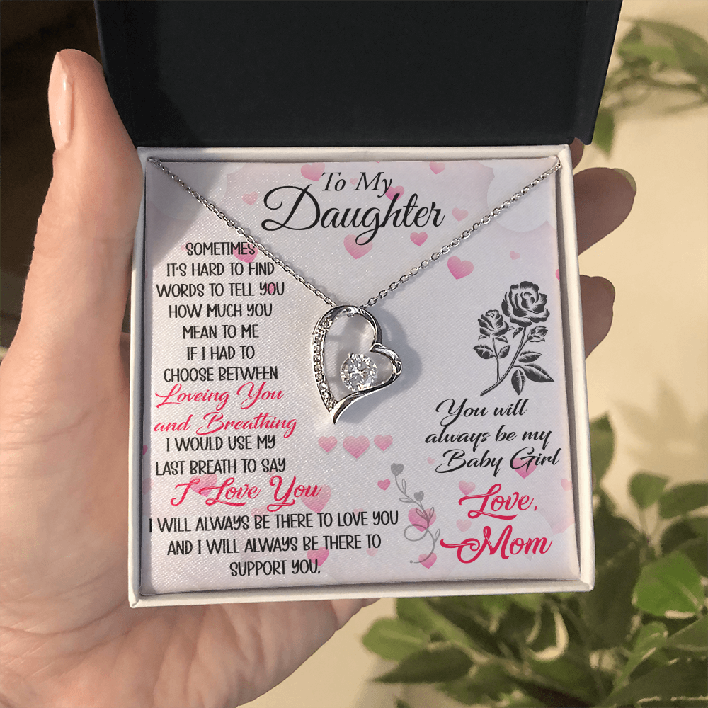 To My Mother in Law Forever Love Heart Necklace - Luxury Family Matching Gift from Daughter in Law for Birthday, Christmas, or any Special Occasion