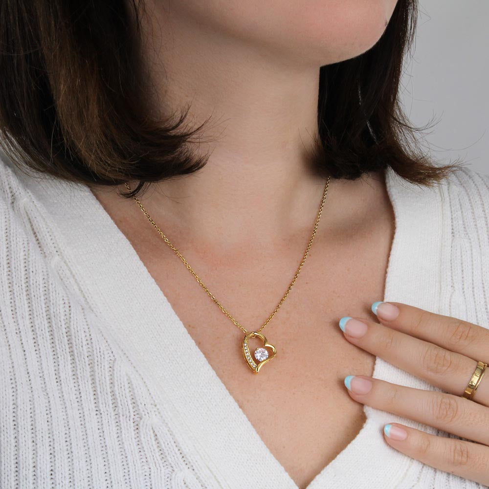 Gifts for Love, Forever Love Necklace for Wife From Husband, Anniversary Jewelry, Christmas Birthday for Her
