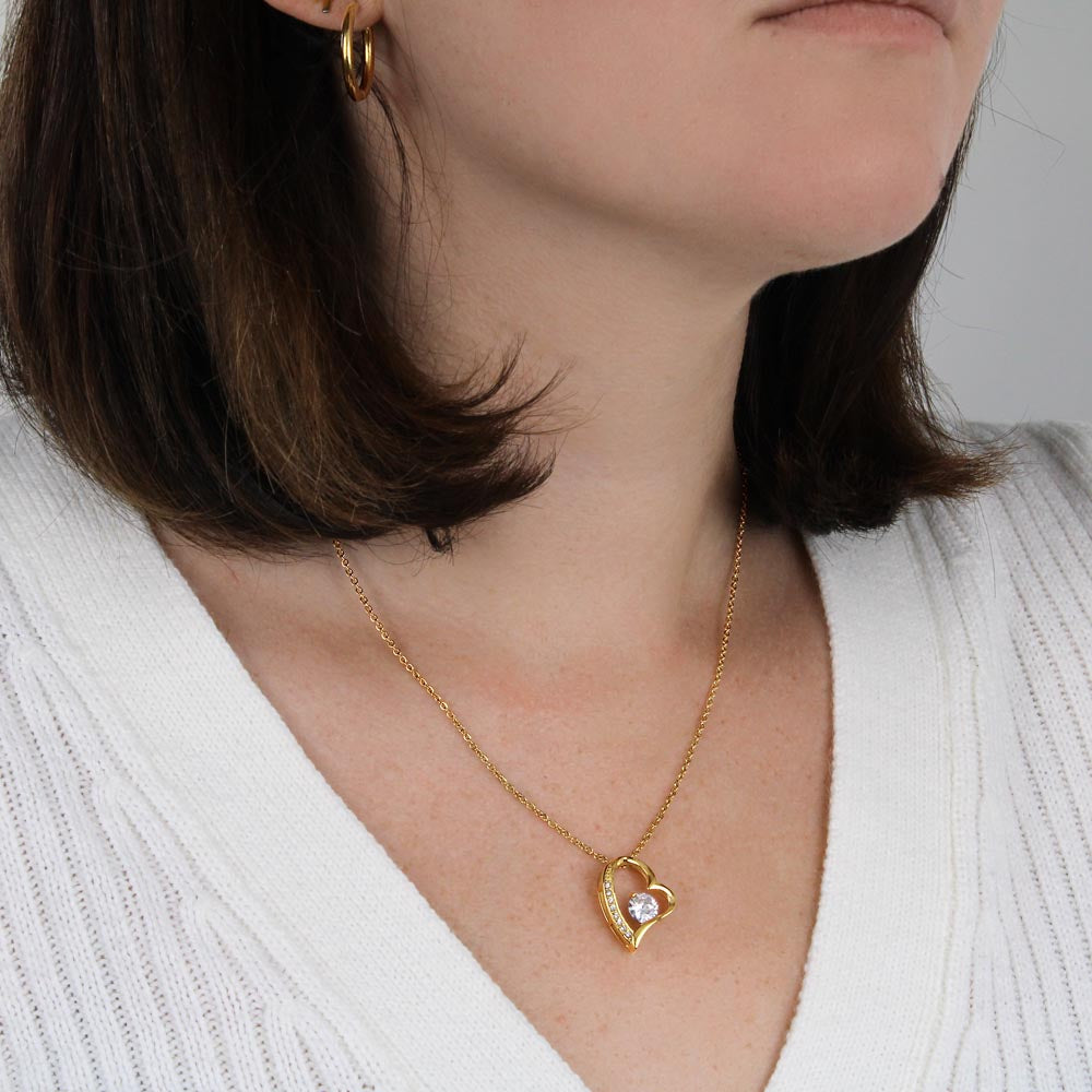 To My Daughter from Dad, Forever Love Necklace Necklace, Never Forget that I Love You
