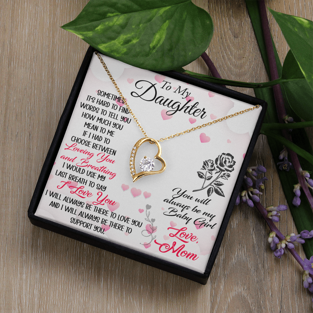 To My Mother in Law Forever Love Heart Necklace - Luxury Family Matching Gift from Daughter in Law for Birthday, Christmas, or any Special Occasion