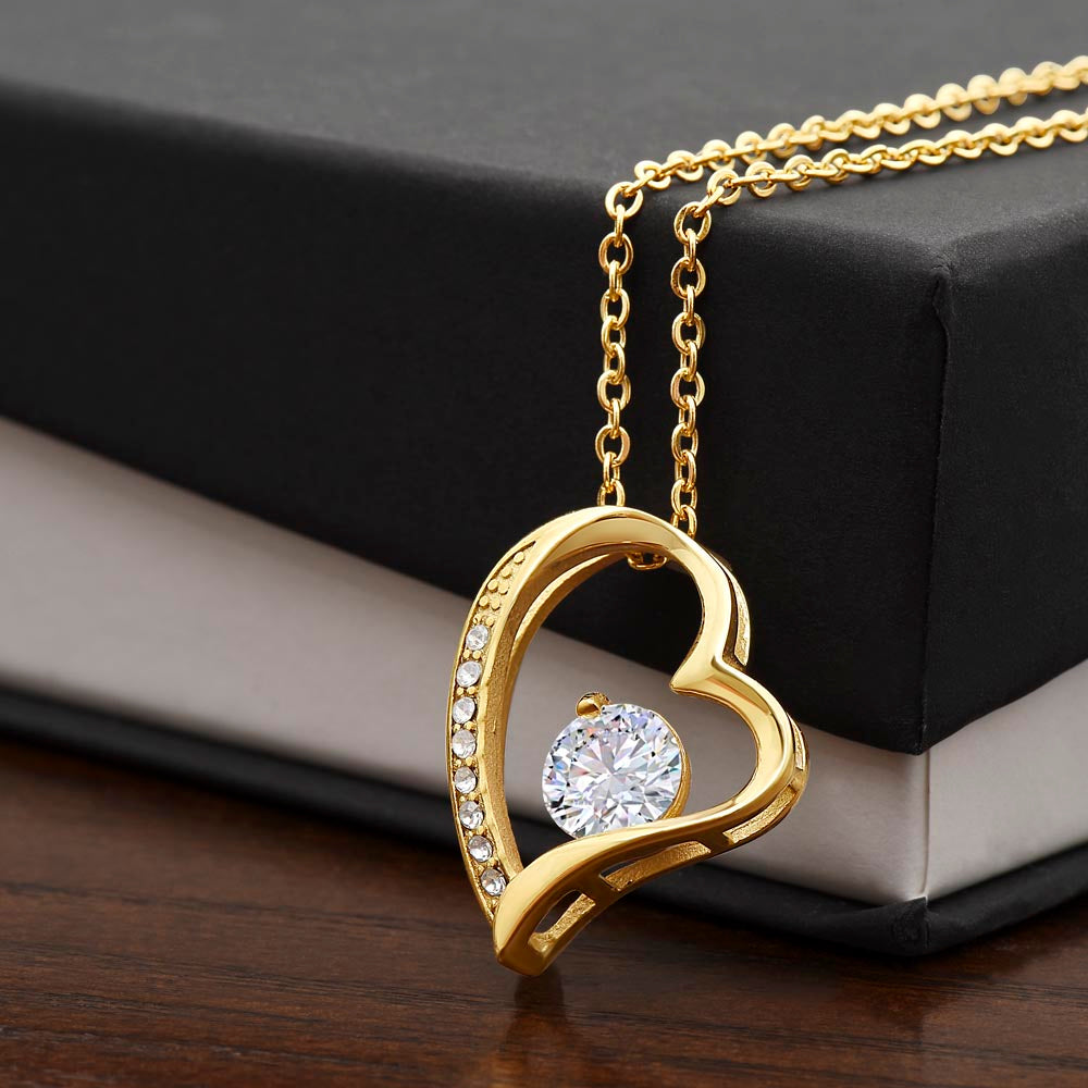 To My Wife Forever Love Necklace - Heartfelt Jewelry for Wife, Anniversary or Birthday Gift, Love Necklace