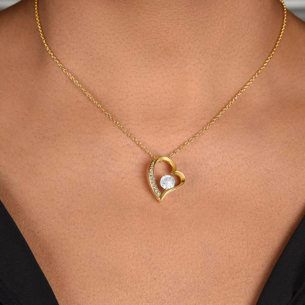 To My Wife Forever Love Necklace - Heartfelt Jewelry for Wife, Anniversary or Birthday Gift, Love Necklace