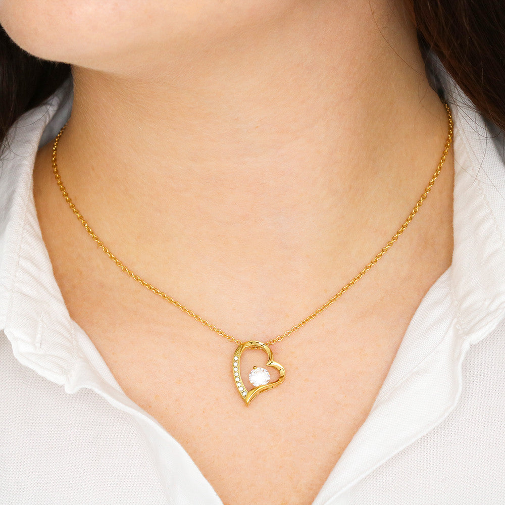 To My Daughter from Dad, Forever Love Necklace Necklace, Never Forget that I Love You