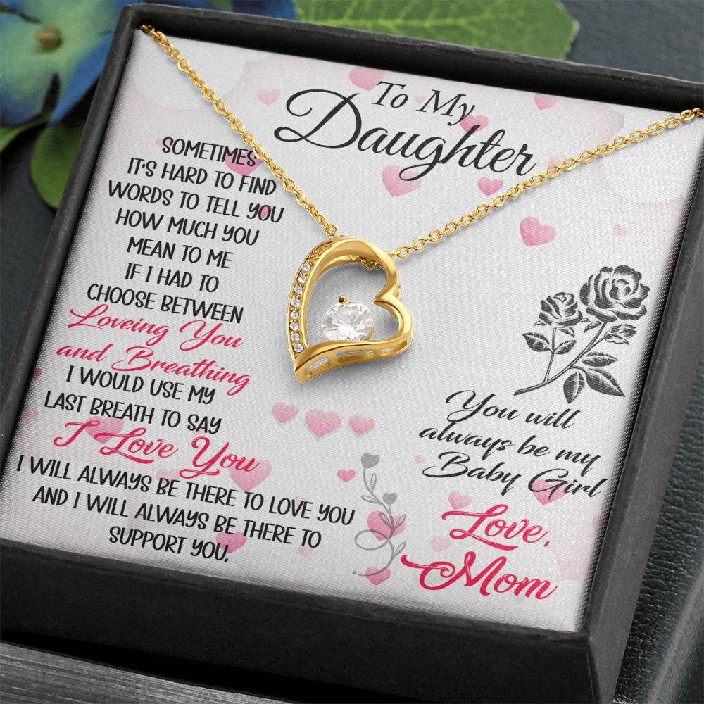 To My Mother in Law Forever Love Heart Necklace - Luxury Family Matching Gift from Daughter in Law for Birthday, Christmas, or any Special Occasion