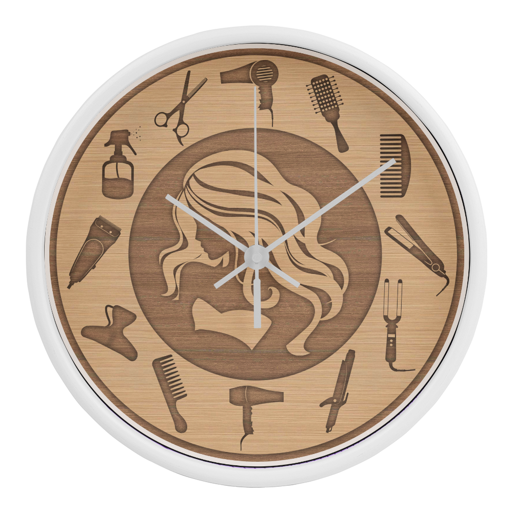 Hairstylist Hair Services Hair Styling Lover Wall Clock