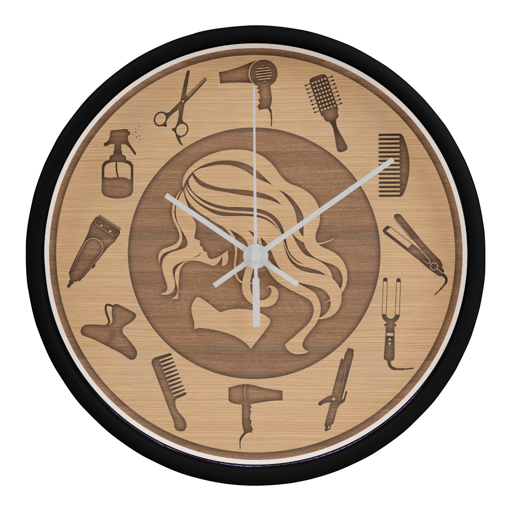 Hairstylist Hair Services Hair Styling Lover Wall Clock
