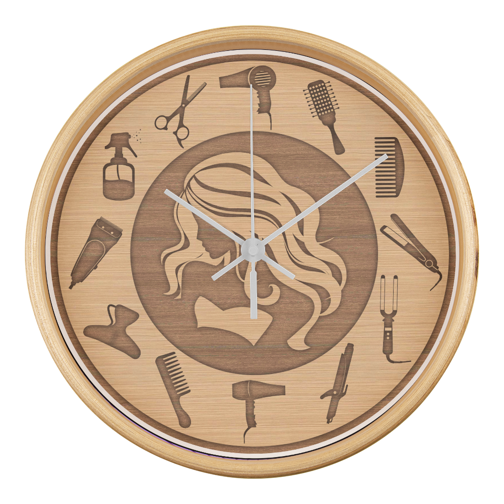 Hairstylist Hair Services Hair Styling Lover Wall Clock