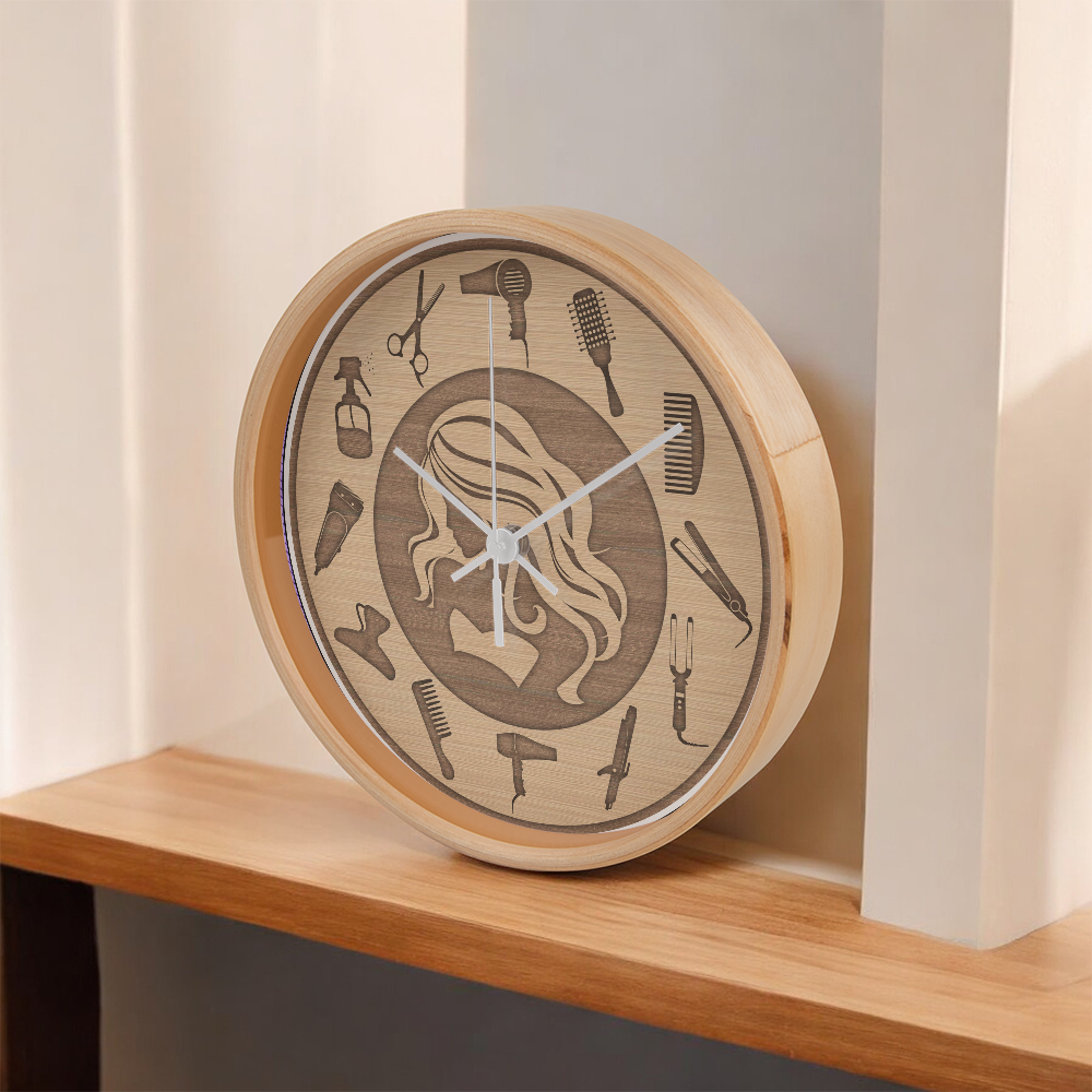 Hairstylist Hair Services Hair Styling Lover Wall Clock