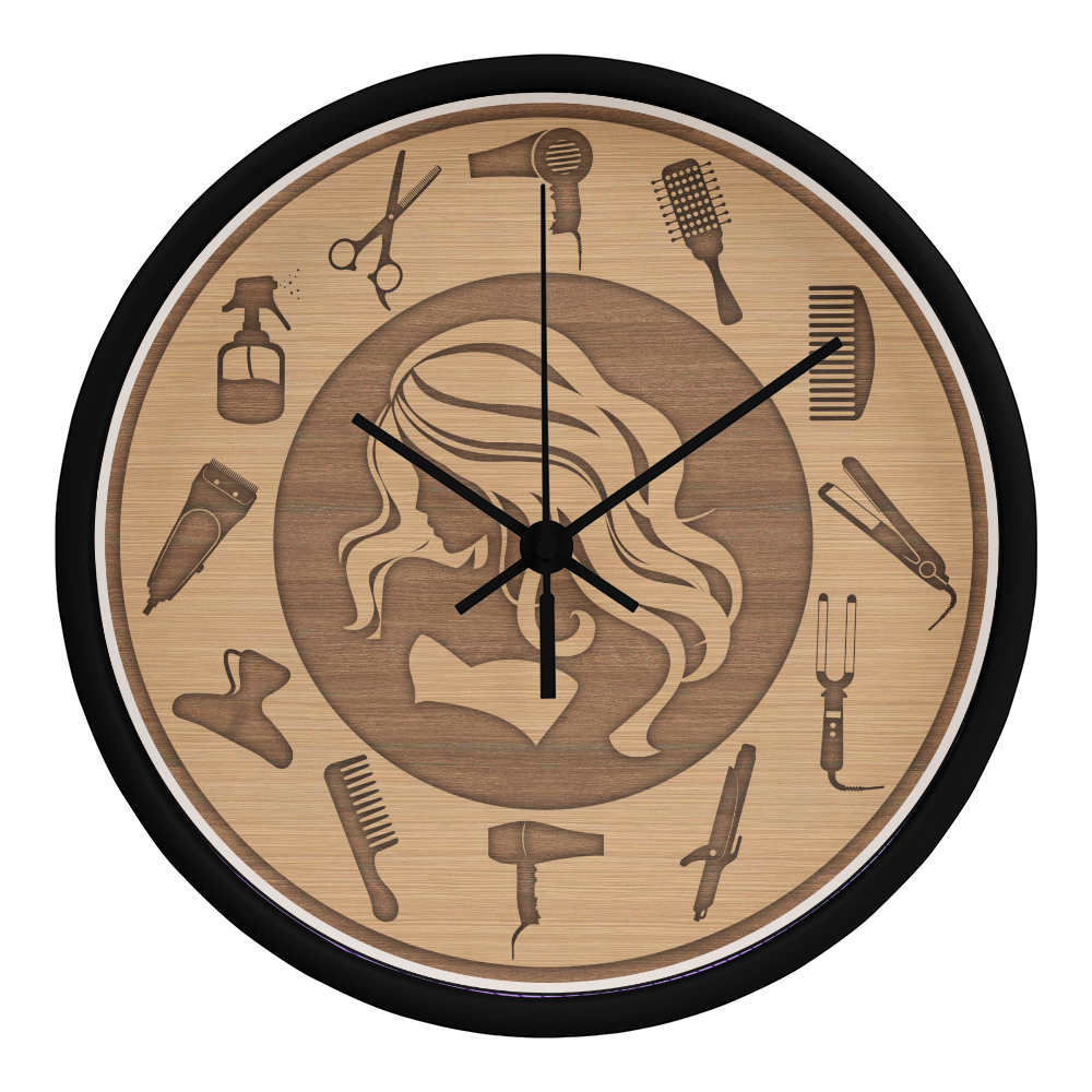 Hairstylist Hair Services Hair Styling Lover Wall Clock