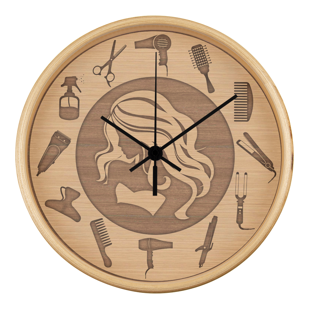 Hairstylist Hair Services Hair Styling Lover Wall Clock