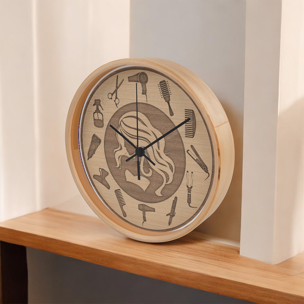 Hairstylist Hair Services Hair Styling Lover Wall Clock