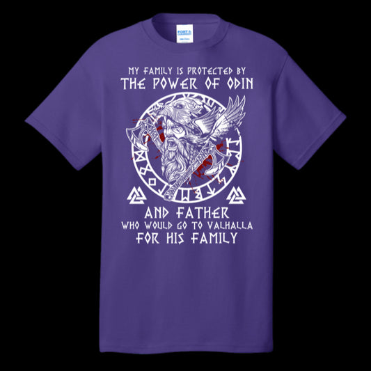 Norse Mythology Odin Protected & Valhalla Nordic Viking Thor The Nordic Thor as a Viking T-Shirt
