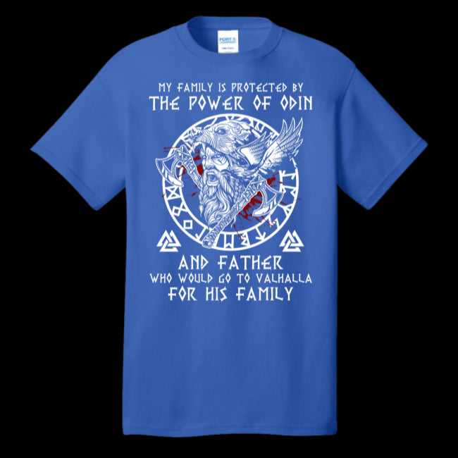 Norse Mythology Odin Protected & Valhalla Nordic Viking Thor The Nordic Thor as a Viking T-Shirt