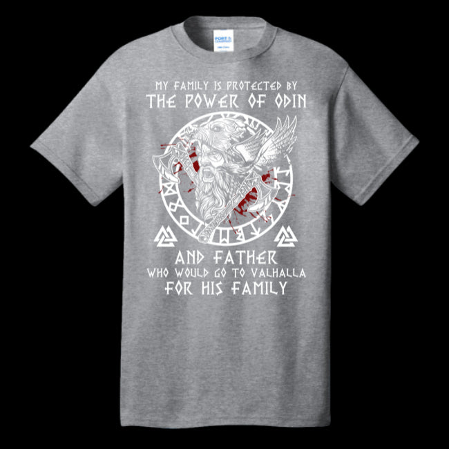 Norse Mythology Odin Protected & Valhalla Nordic Viking Thor The Nordic Thor as a Viking T-Shirt