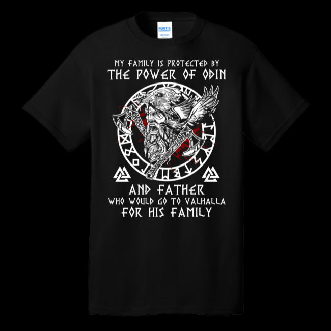 Norse Mythology Odin Protected & Valhalla Nordic Viking Thor The Nordic Thor as a Viking T-Shirt