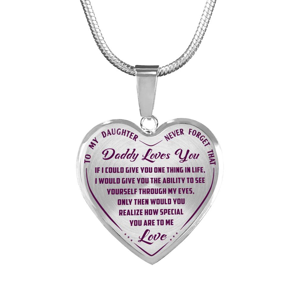 Great Dad to Daughter Gift Ideas -Never Forget That How Much I Love You Luxury Novelty Necklace and Bangle - Birthday Gift From Father