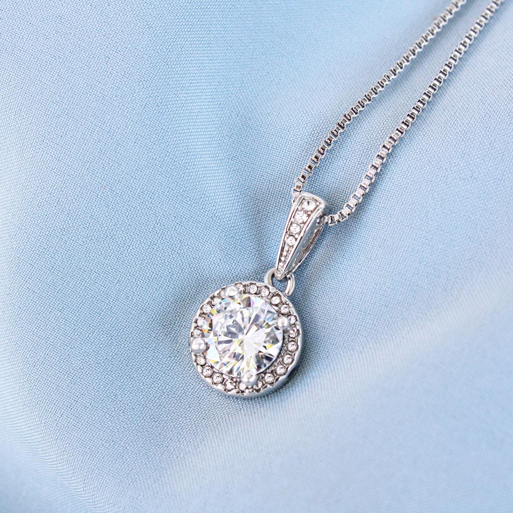 To My Mother in Law Necklace from Daughter Gift to Mother-in-Law for Christmas Birthday Mother's Day, Message Card to Mom-in-Law